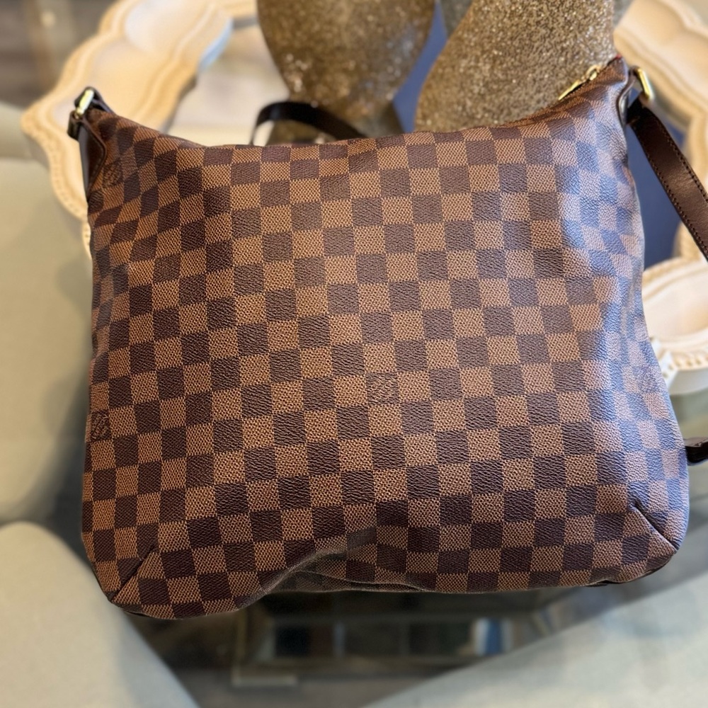 Louis Vuitton Bloomsbury PM bag in Damier Ebene Coated Canvas